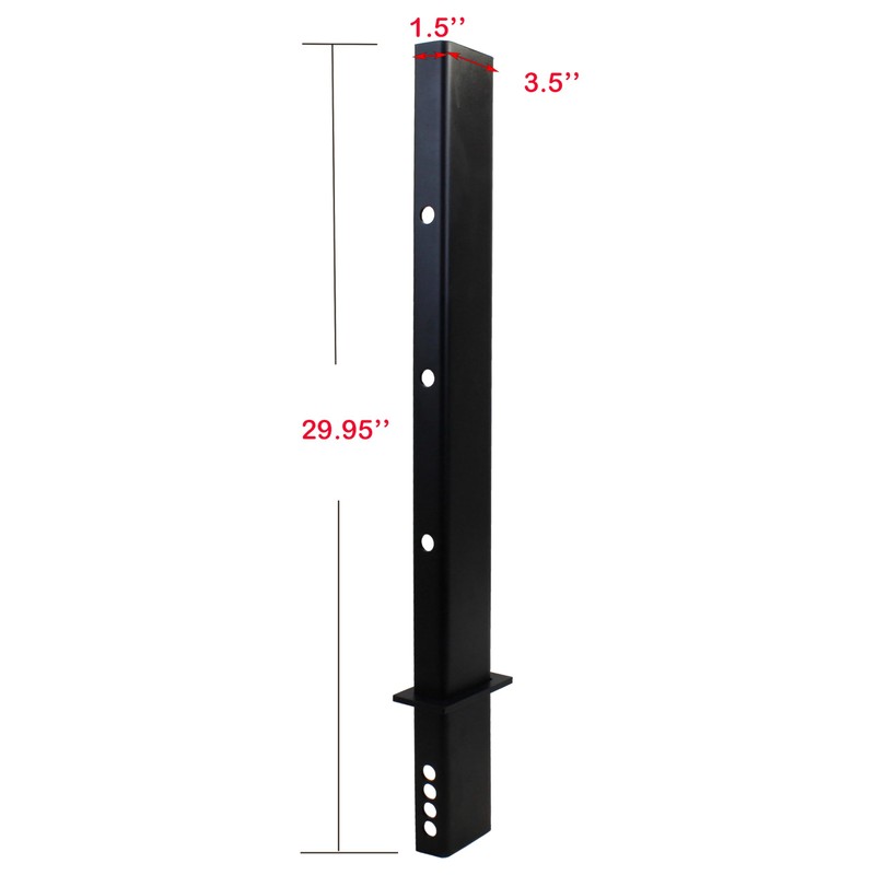 YHXCUIER Heavy Duty 4 Pack 30" Adjustable C Channel Pipe