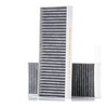 RIDEX Cabin Air Filter 424I0373 Pollen Filter Activated Carbon Filter