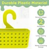 plastific Plastic Hanging Shower Basket Bathroom Caddy Basket Organizer Shower
