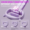 Adjustable Silicone 4 Tube Resistance Band (Purple)