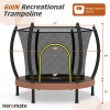 Zoshine Ship From USA 60'' Safe Mini Leisure Trampoline for