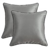 King Protea Silver Grey Decorative Throw Pillow Covers Soft Heavy