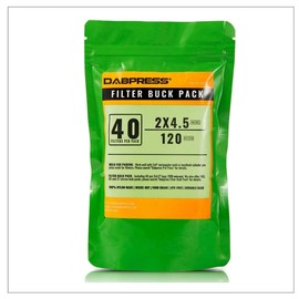 [ 40 Pack ] 2x4.5 Inch 120 Micron Tea Filter Bags