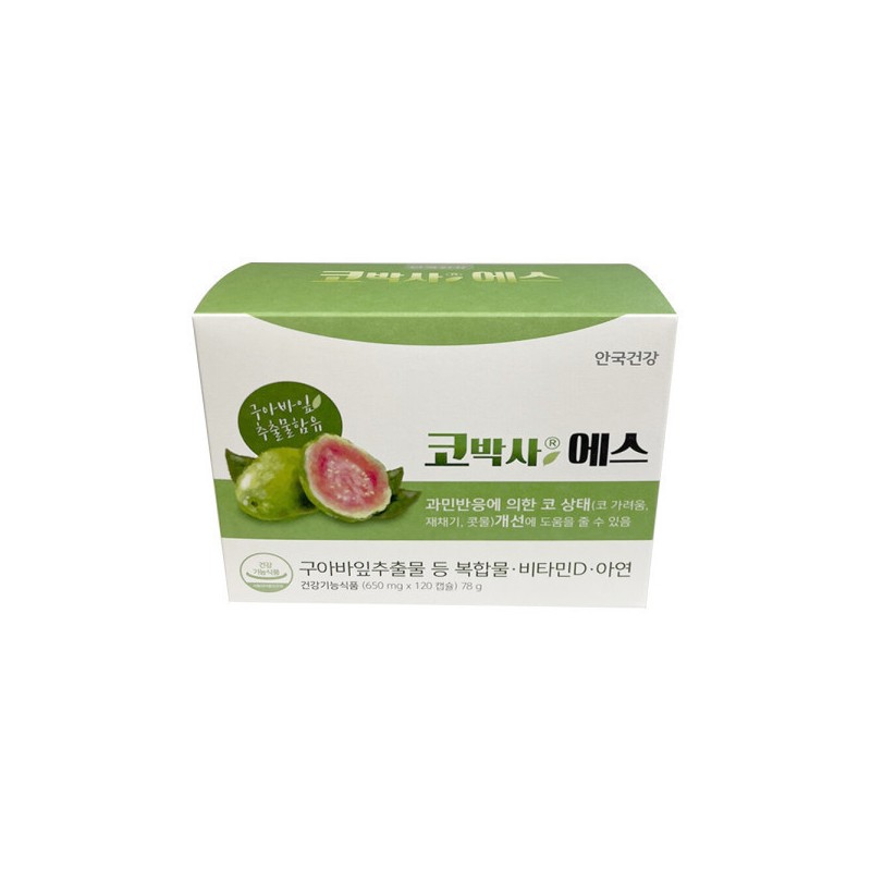 안국건강 코박사 에스 650mg x 120캡슐 / 써클 Anguk Health