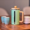 Ubeca French Press 34 oz Coffee Maker, Mint Green Thick