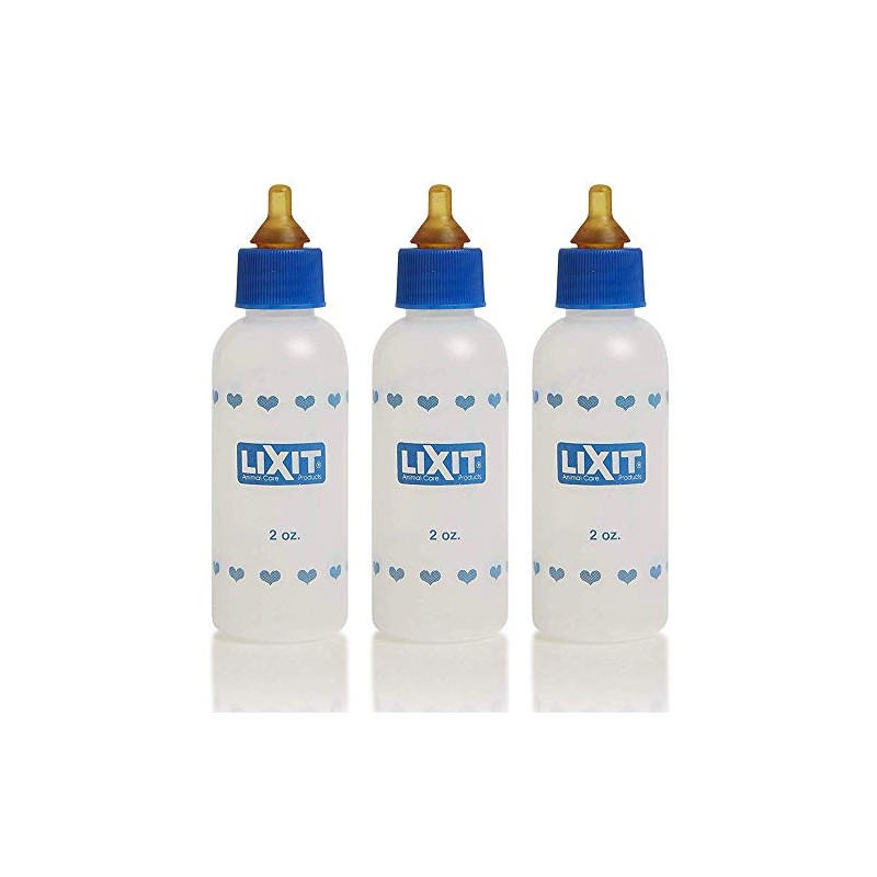 Lixit 2oz Nursing Bottle for Kittens Small Puppies, and Small