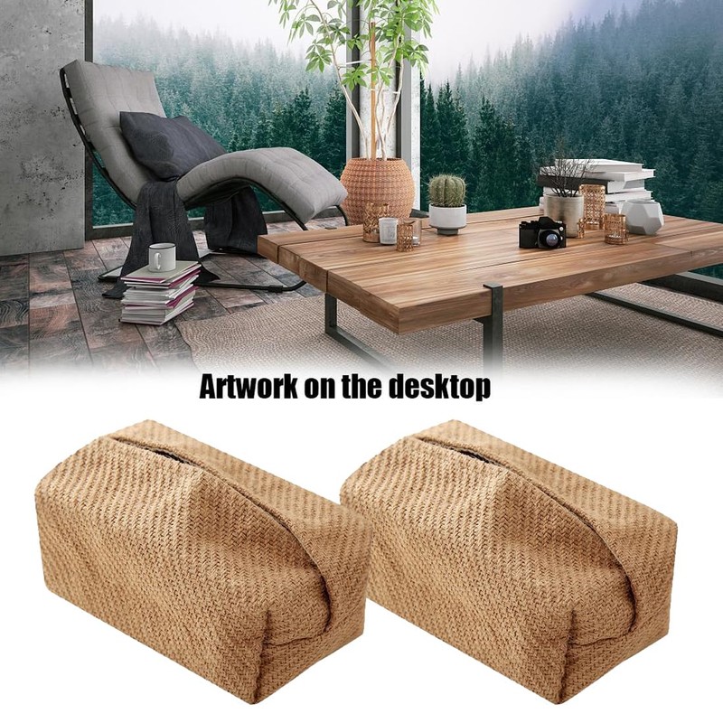 EIHI Tissue Box Storage Box for Car Tissues Cosmetic Tissues