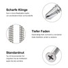 150 Pieces 4.2 x 16 mm Sheet Metal Self Tapping