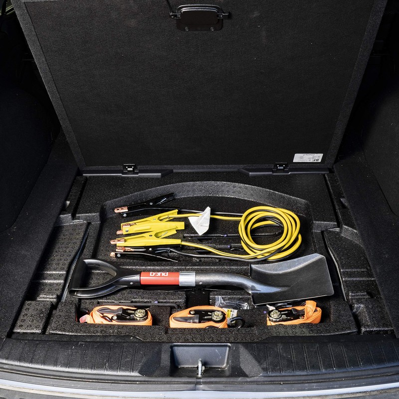 Bond Manufacturing LH047 Mini D-Handle Square Head Shovel, 1-PACK, Red/Black