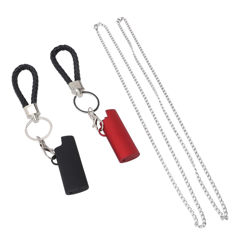 2 Set Spring Clip Keychain Aluminum Alloy Key Ring Key