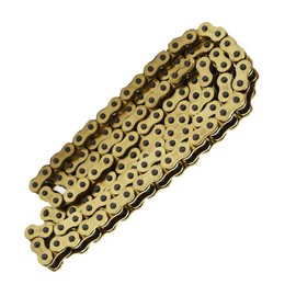 Silscvtt 525 Pitch 120 Links Drive Chain Replacement for Honda Suzuki Kawasaki ATV Motorcycle Gold
