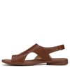 Naturalizer SOUL Womens Freya Flat Sandal Brown 11 M