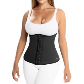 COPPER SLIM Waist Cincher – Compression & Sweat-Enhancing Shaper for Waist Slimming & Tummy Control (Black, X-Small)
