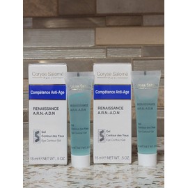 CORYSE SALOME Paris Competence Anti-Age Eye Contour Gel .5 oz Each LOT OF 2 NEW