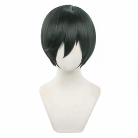 Sizuuenn Blue Rock Itoshi Rin Wig, Cosplay, Heat Resistant Wig, High Temperature Hair Yarn, Cosplay Wig, Dedicated Network, For Events, School Festivals, Cultural Festivals, Photography, Disguise