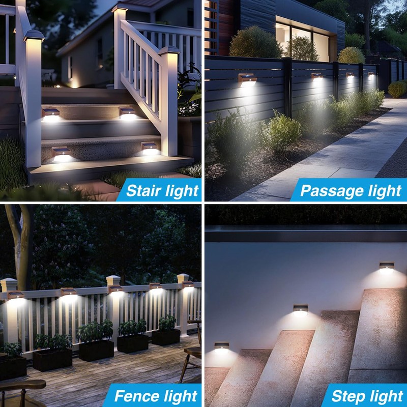 Peasur [12 Packs] Solar Outdoor Lights Motion Sensor Solar Security