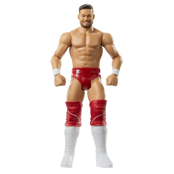 WWE MATTEL Finn Balor Basic Series #106 Action Figure in 6-inch Scale with Articulation & Ring Gear, Multi (GKT11)