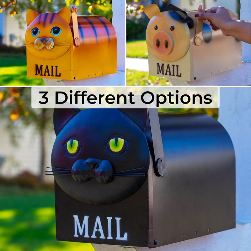 Made Easy Kit Metal Mailbox Animal Design - Fast Straight