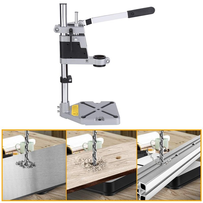Drill Stand for Hand Drill, Universal Adjustable Drill Press Clamp,