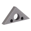 45/90 Degrees Matte Aluminum Alloy Mini Right Angle Ruler Woodworking