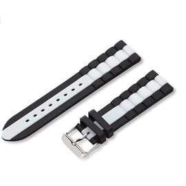 Hadley-Roma MS-3344 Black/White 20mm Diver