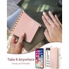 WEMATE Spiral Password Book with Alphabetical Tabs, Small Password Keeper
