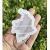 Colombia Map Silicone Mold for Keychain Colombia Resin Mold (Clear,