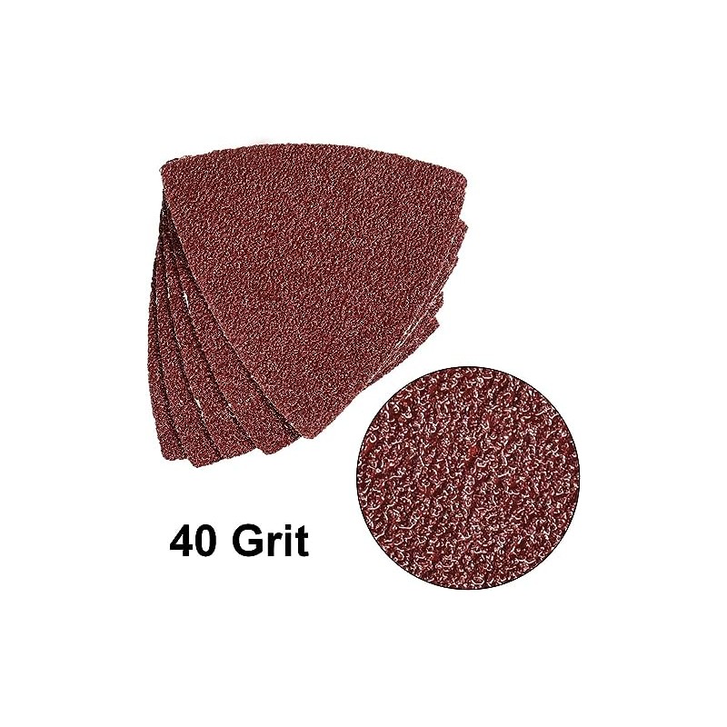 MACHSWON Triangular Sanding Paper,Triangle Oscillating Multi Tool,Hook and Loop Sanding