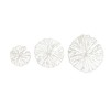 Creative Co-Op Handmade White Coral Shaped Paper & Metal Wall