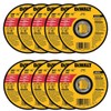 DeWalt DW8062 4-1/2"x.045"x7/8" Metal Angle Grinder Thin Cutoff Wheel, 10