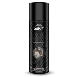 Selsil Liquid Grease Spray - 17 fl oz - Spray Lubricant for Metal Parts & Metal-to-Plastic Contact - Suitable for Moving Parts - Long-Term Lubrication & Extreme Adherence Capacity - Pack of 1