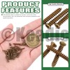Keadic 1290 Pcs Small Self Tapping Screws Assortment Kit, M2*5/6/8/10mm
