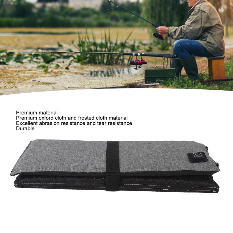 Portable Heated Seat Cushion Adjustable Temperature Lightweight Foldable USB Heating