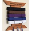 Brazilian Jiu Jitsu Belt Display | BJJ Belt Rack for