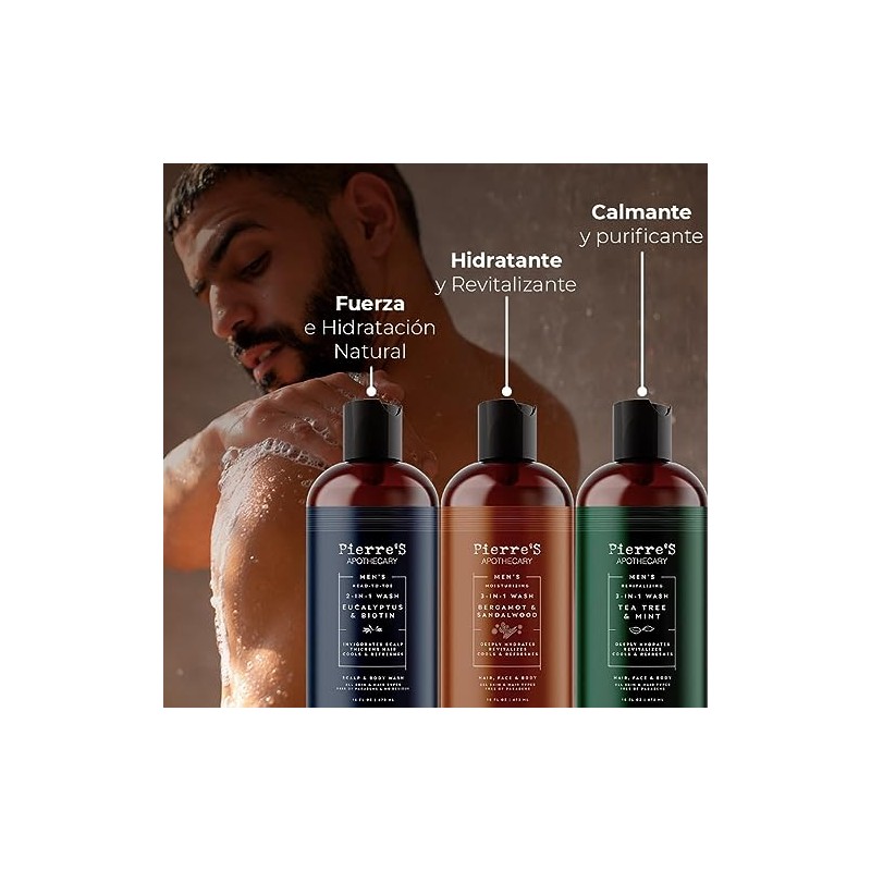 PA Moisturizing 3in1 Wash Beramot Sandalwood 473 ml