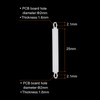 PATIKIL 100PCS PCB Board Isolation Column, Nylon Reverse Locking Circuit
