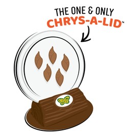 Insect Lore's Original Raise & Release Butterfly Garden with All-Inclusive Voucher | Habitat, Chrys-A-Lid Log, Supplies Included | Prepaid Voucher for 5 Baby Painted Lady Caterpillars