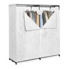 Whitmor Extra Wide 60" Clothes Closet, Durable Portable Hanging Wardrobe