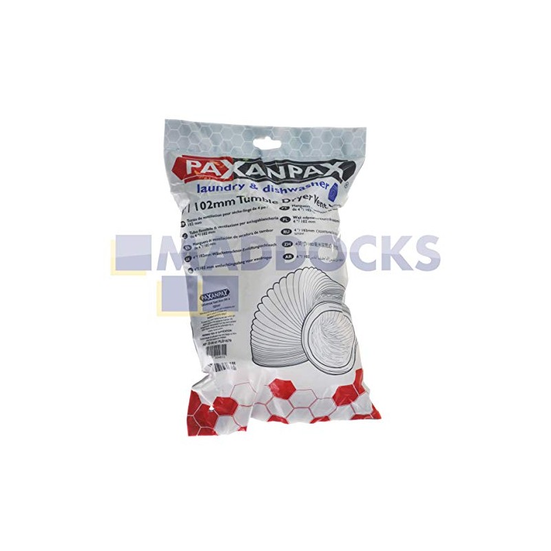 Paxanpax PLD1679 Universal Fitting Tumble Dryer Vent Hose (4m x