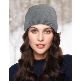 MELLIEX Men's Classic Knitted Hat Unisex Beanie Hat Warm Winter Hat for Men and Women for Outdoor Sports, gray