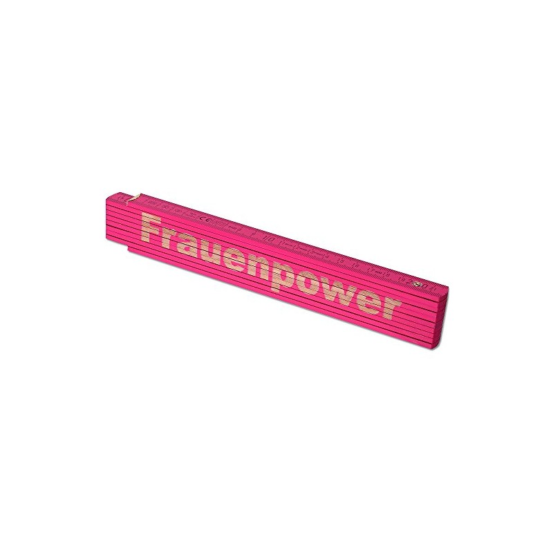 TE-Trend Ruler Pink 2 Metre Ruler with Laser Engraving Saying