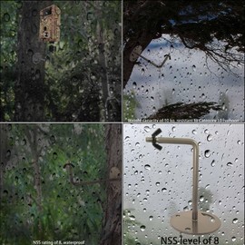 Ashoaza Security Camera Mount, 5 Pack Outdoor Camera Mounts for IP Cameras or CCTV with 1/4"-20 Thread Insert, 360° Rotatable and Adjustable Mount Post for Outdoor Hunting or Wil