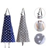 2 Stars Apron with Pocket Cotton Linen Women's Kitchen Apron