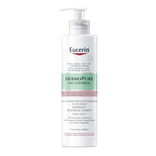 Eucerin DermoPure Gel de Limpieza Concentrado 400ml Gel Facial con