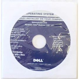 DELL - WINDOWS VISTA BUSSINESS 32BIT SP1 REINSTALLATION DISCS (4PC_NEW)