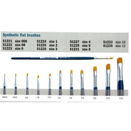 BI51233 10 Brush Synthetic Flat (No. 10 Flat Brush) / BI51233 10 Brush Synthetic Flat(10호 평붓)
