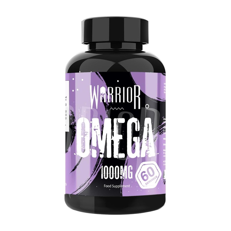 Warrior Warrior Omega Fish Oils 1000mg - 60 Softgel Capsules