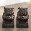 Veronese Design 5 7/8 Inch British Bulldog Bookends Resin Sculpture