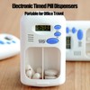 Electronic Timed Pill Dispensers,Digital Pill Organizer,Automatic Daily Pill Box Reminder
