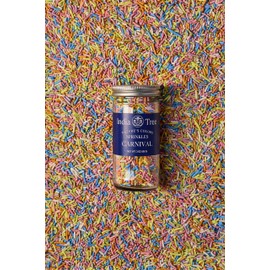 India Tree Nature's Colors Carnival Sprinkles 3 oz | Natural Pastel Rainbow Sprinkles, Top 9 Allergen-Free, Red-3 Free,